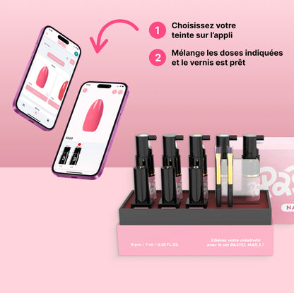 Kit +120 teintes Pastel Nails