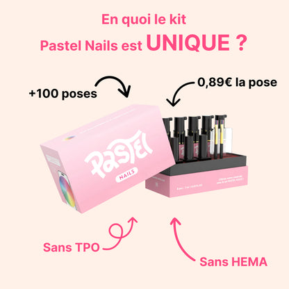 Kit +120 teintes Pastel Nails